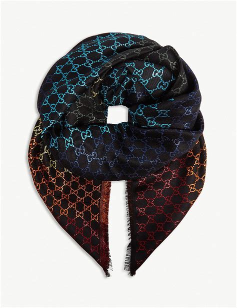 rainbow gucci scarf